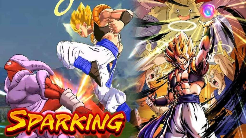 Dragon Ball Legends Gogeta in combat