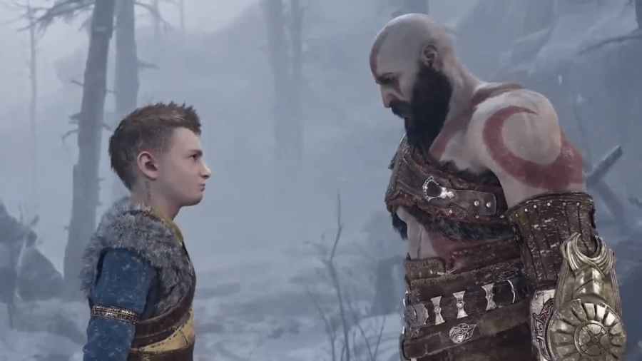 Screenshot of God of War Ragnarok Gameplay trailer