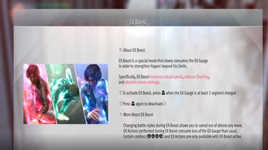 How to EX Boost in Lost Judgment What does it do? Pro Game Guides