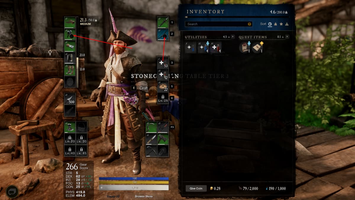 How to place gems in gear sockets in New World Pro Game Guides