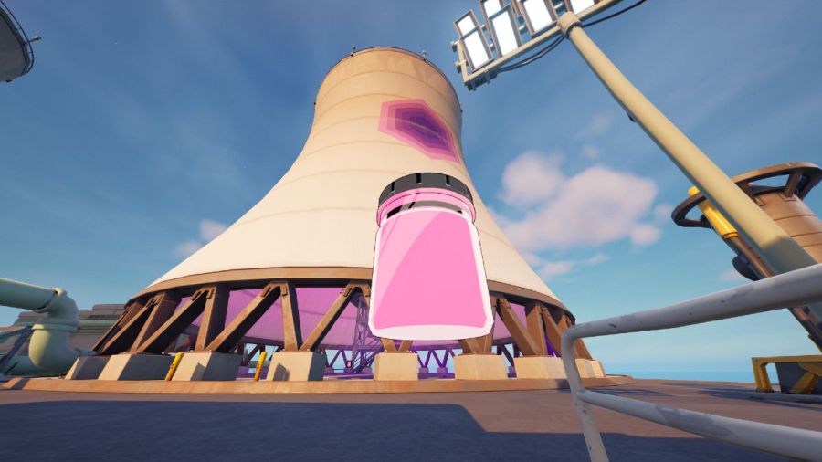 Where to Find Bottles of Cuddly Pink at Steamy Stacks in Fortnite Pro