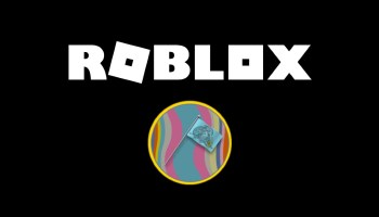 Roblox title with Twenty One Pilots Badge