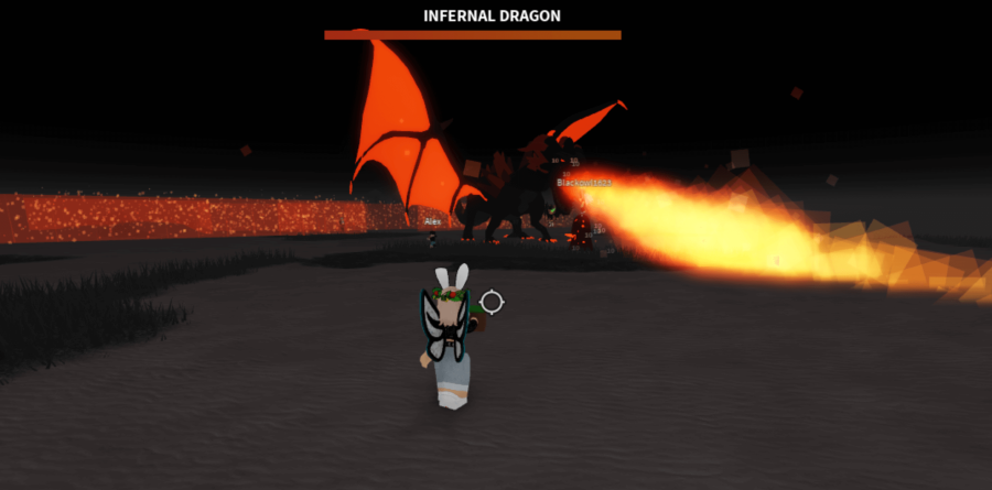 The Infernal Dragon can take a bit of beating, so bring all you've got!