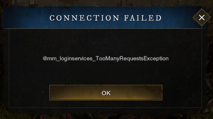 Unable connect to Server.