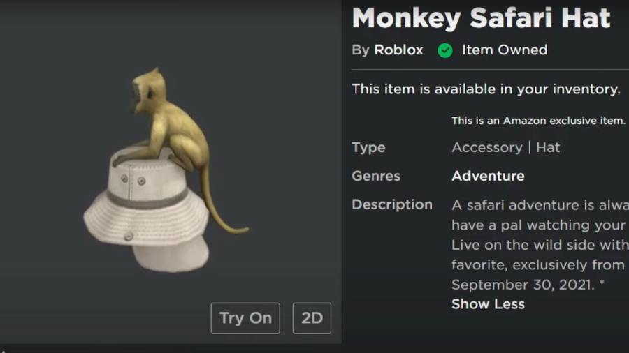 How to get the Monkey Safari Hat on Roblox PC - Pro Game Guides