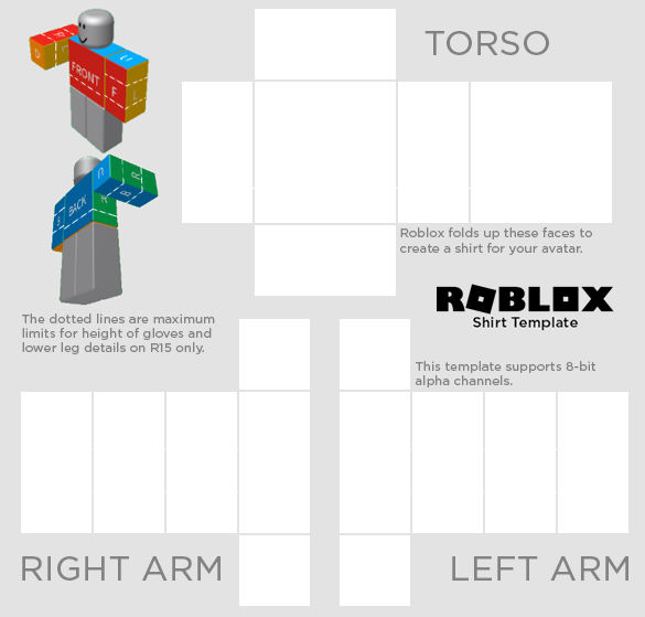 Roblox Transparent Shirt Template