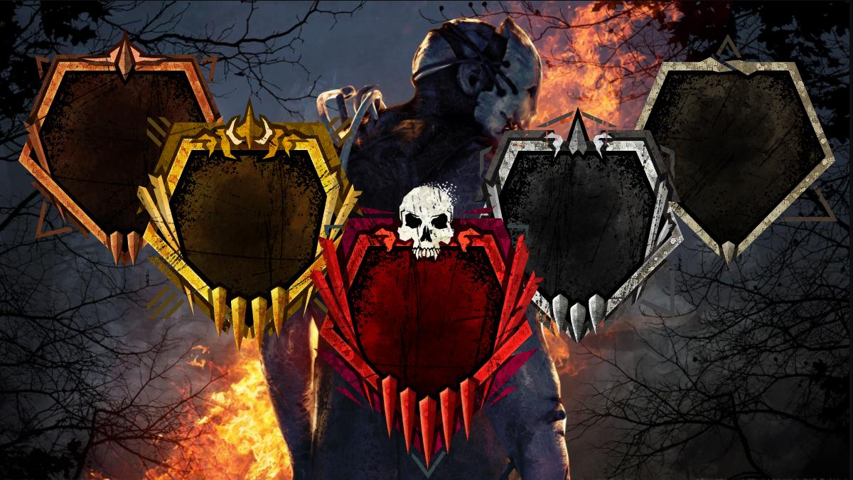 The Dead by Daylight background with grade icons.