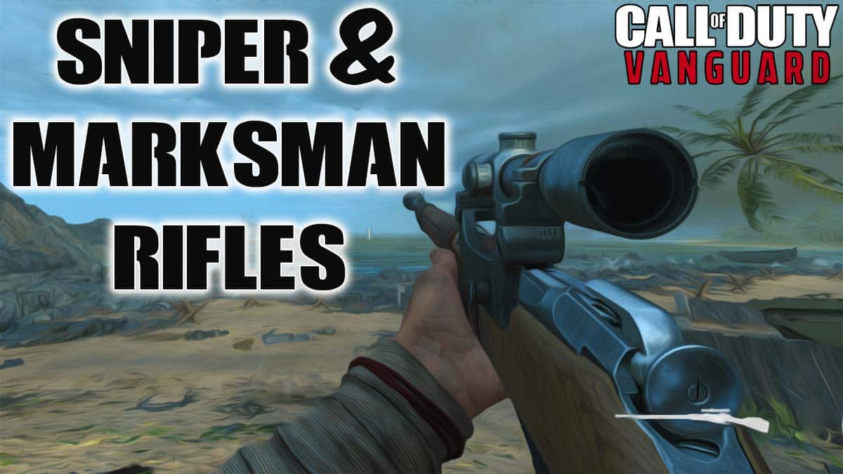 all sniper and marksman rifles in cod vanguard