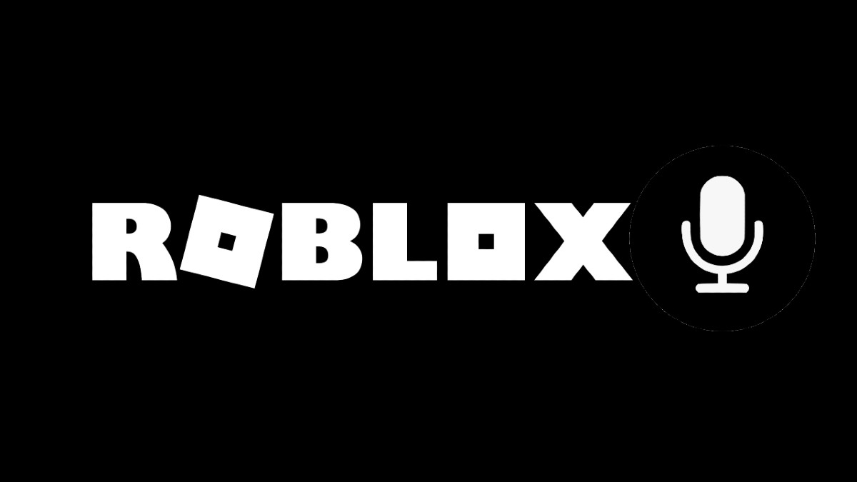 Roblox title with a mic