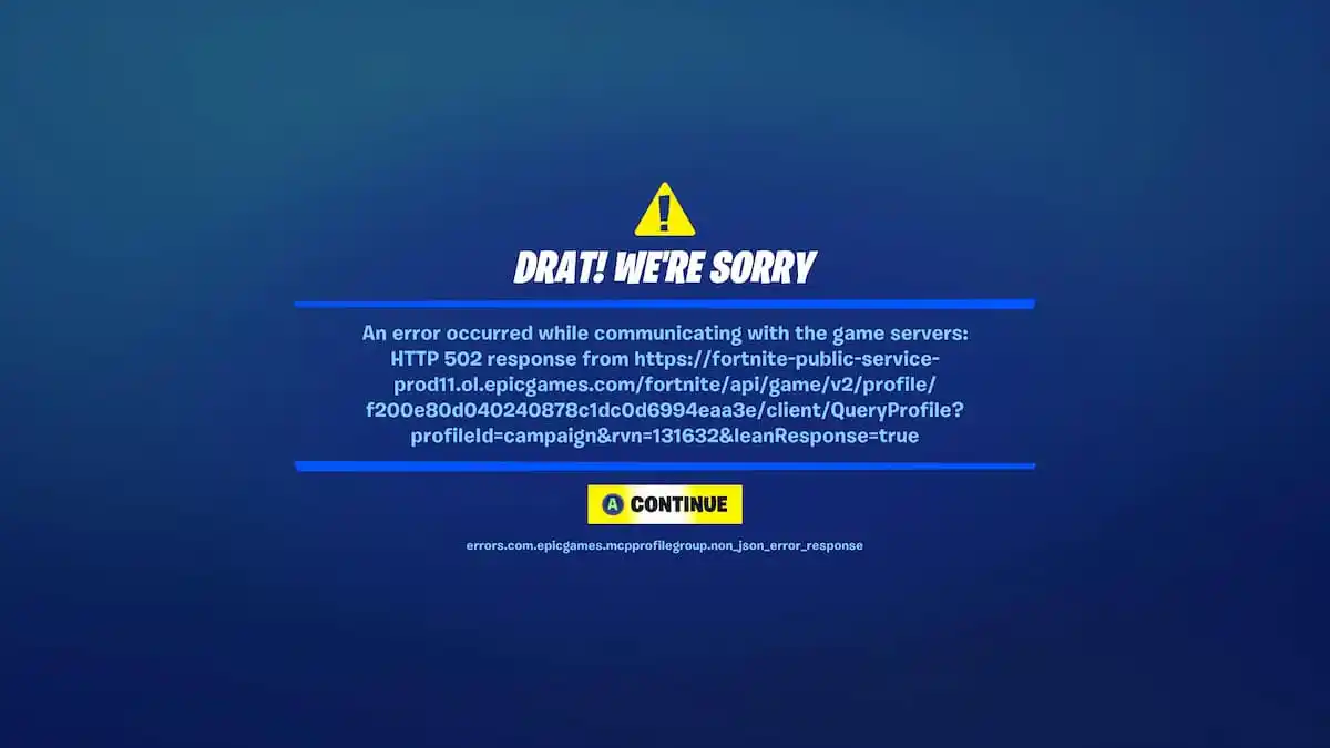 Fortnite Error Codes List And How To Fix Them Pro Game Guides