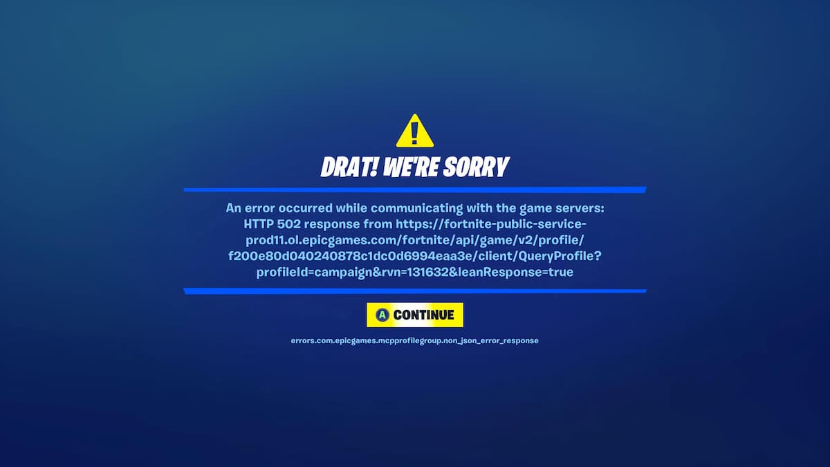 Fortnite Error Codes What They Mean and How to Fix