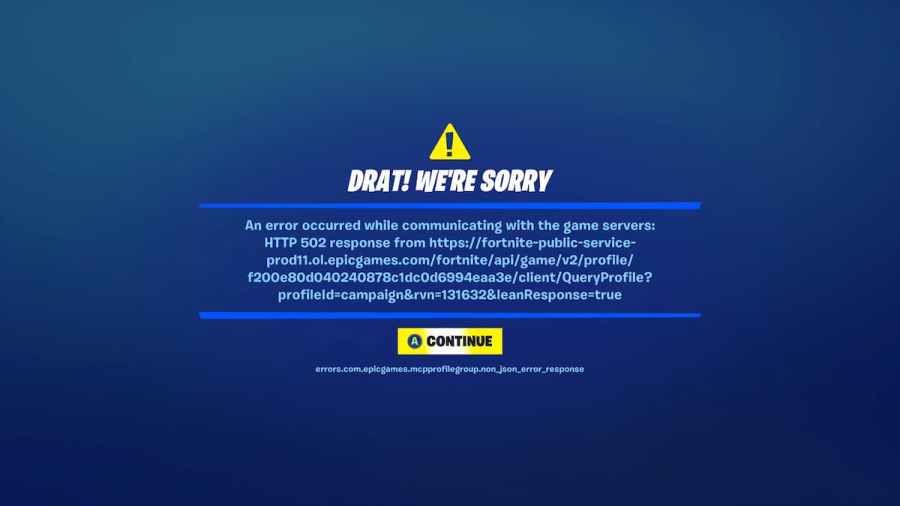 Fortnite Error Codes What They Mean and How to Fix