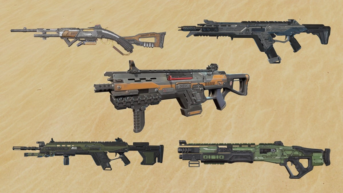 Fully Kitted Gold Weapon rotation for Apex Legends Season 11 Escape