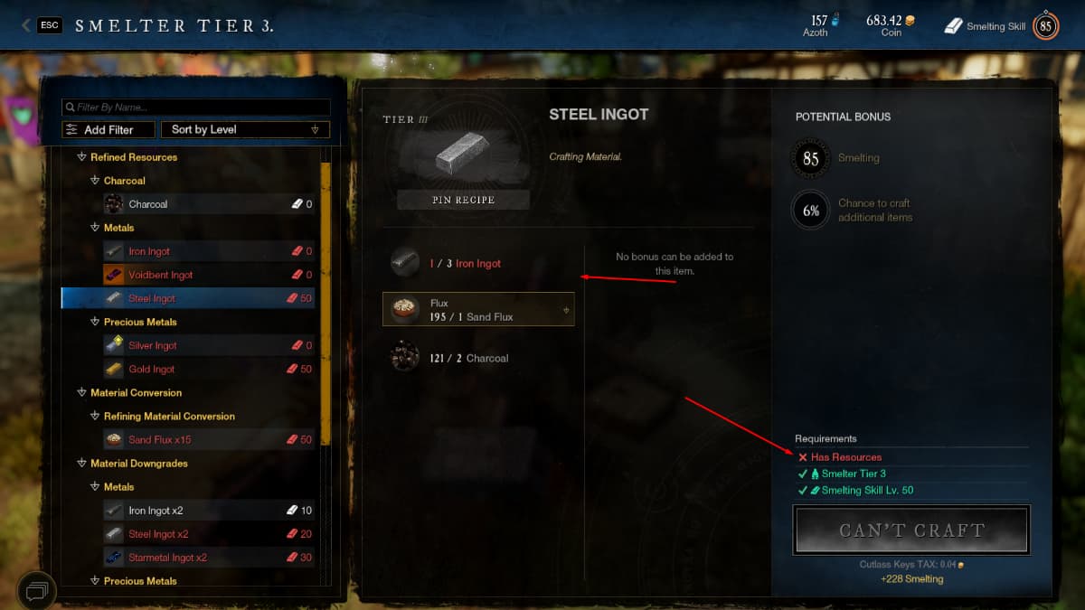 How to get and use Steel Ingots in New World? Pro Game Guides