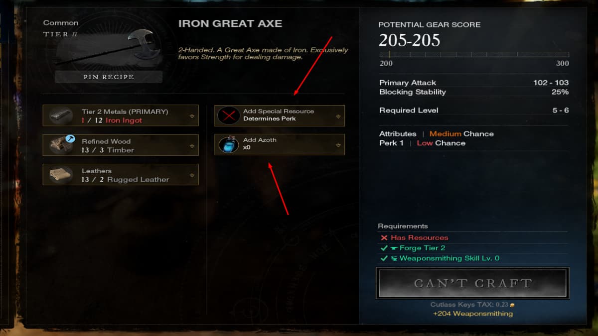 How to craft items with more perks in New World Pro Game Guides
