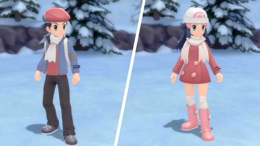 How to get the Pokémon Platinum outfits in Pokémon Brilliant Diamond