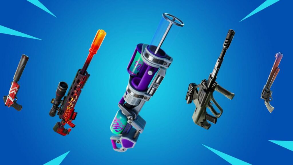 All Mythic and Exotic Weapons in Fortnite Chapter 2 Season 8 - Pro Game ...