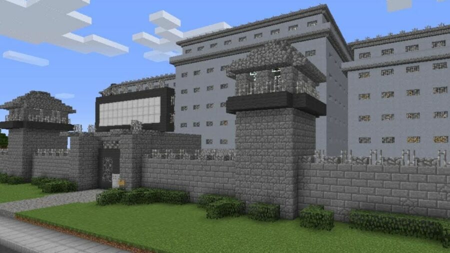 Тюремное сооружение в Minecraft