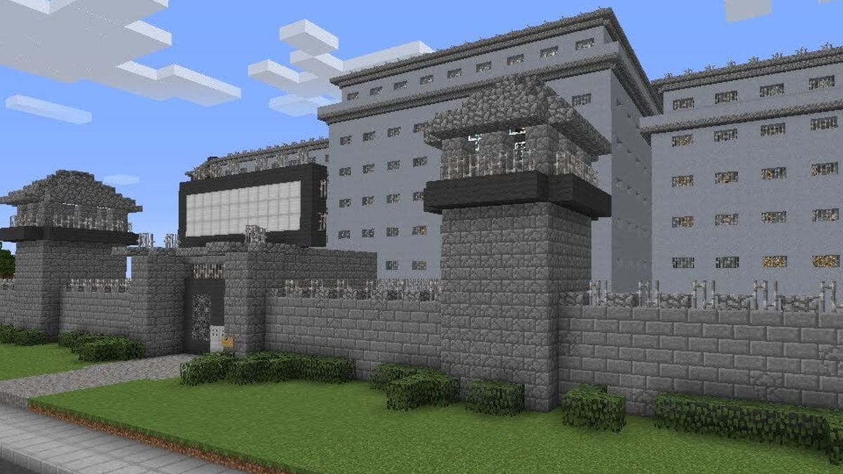 A Prison Structure in Minecraft
