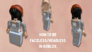How To Have No Face In Roblox Pro Game Guides