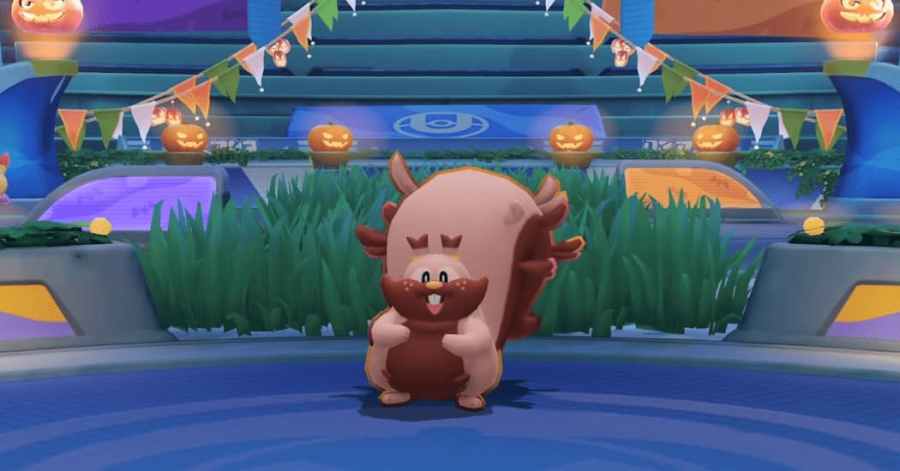 Screenshot of Greedent via Pokémon UNITE YouTube