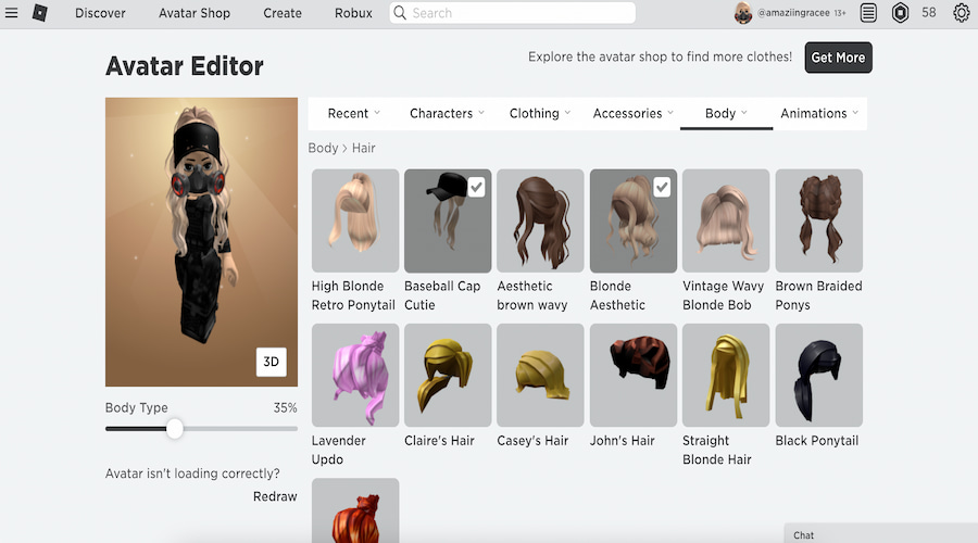 How To Wear 2 Hair! (ROBLOX) - YouTube