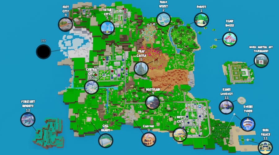 Zenkai Origins Map 