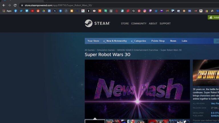 steam pages not loading