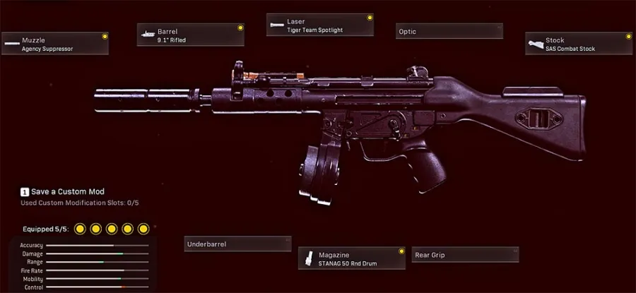 best mp5 loadout warzone for mobility