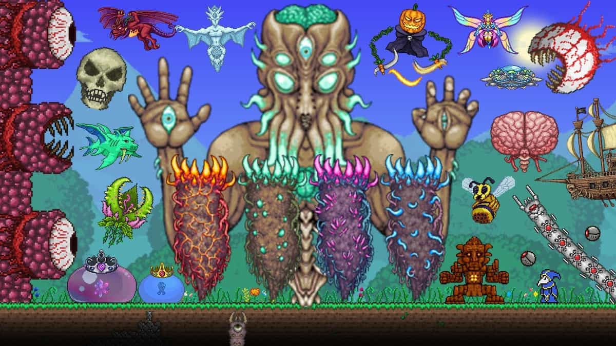 Terraria: All bosses in order, listed