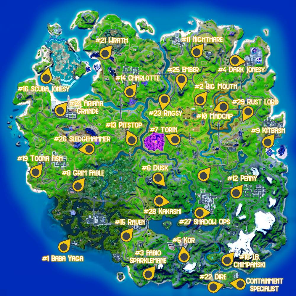 Fortnite: Every Npc Location in Chapter 4 Season 2 - IMDb