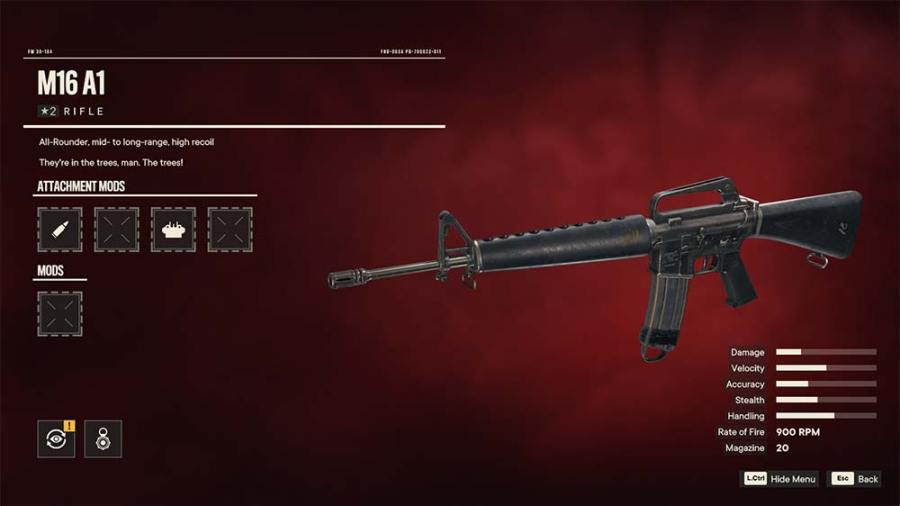 m16 a1 rifle in far cry 6