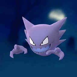 Shiny Gastly, Haunter, & Gengar models (via Chrales) : r/TheSilphRoad