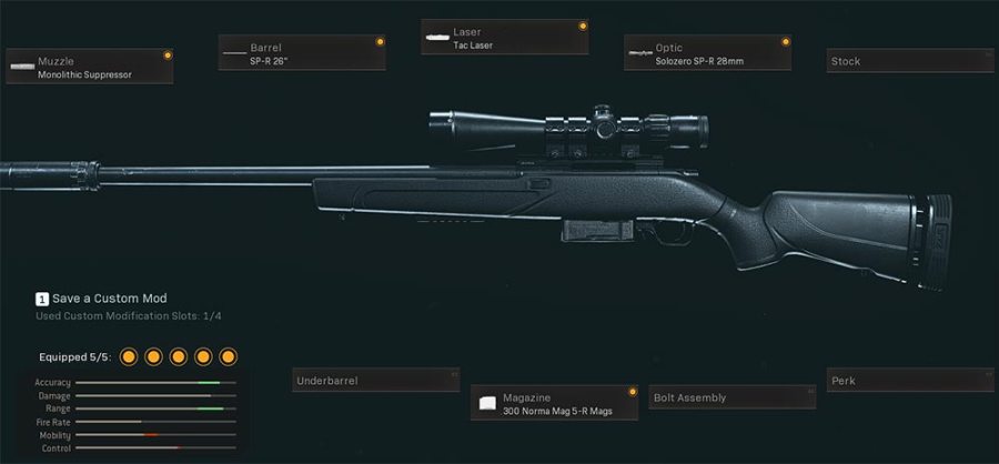 best spr warzone loadout