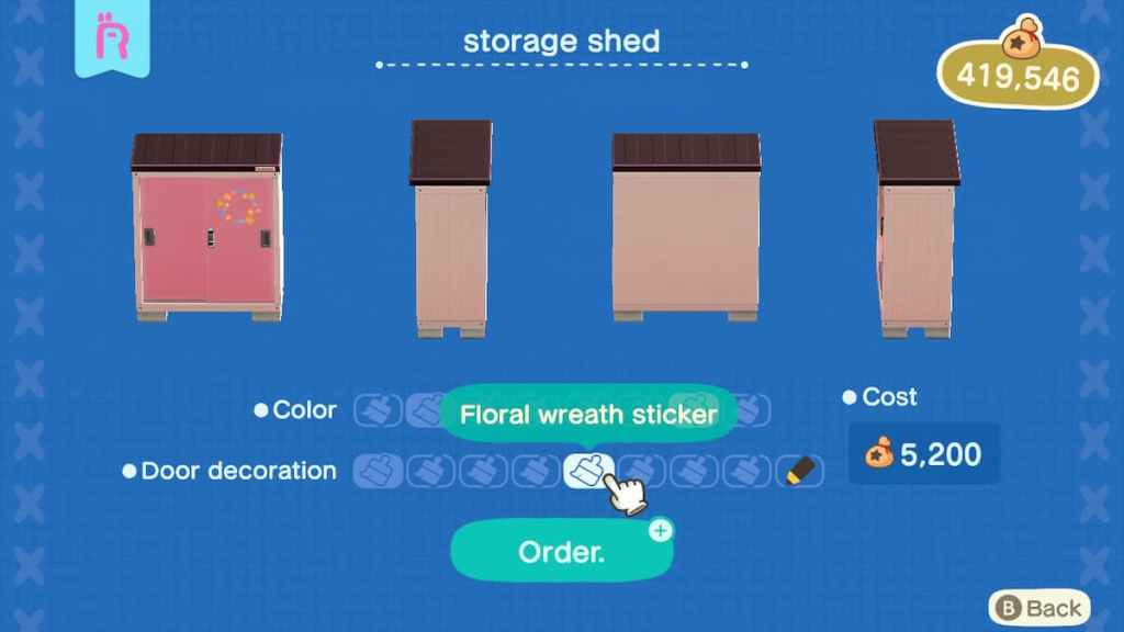 Customizing Storage Shed