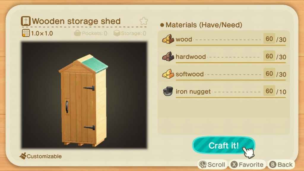 Wooden Storage Shed DIY Recipe