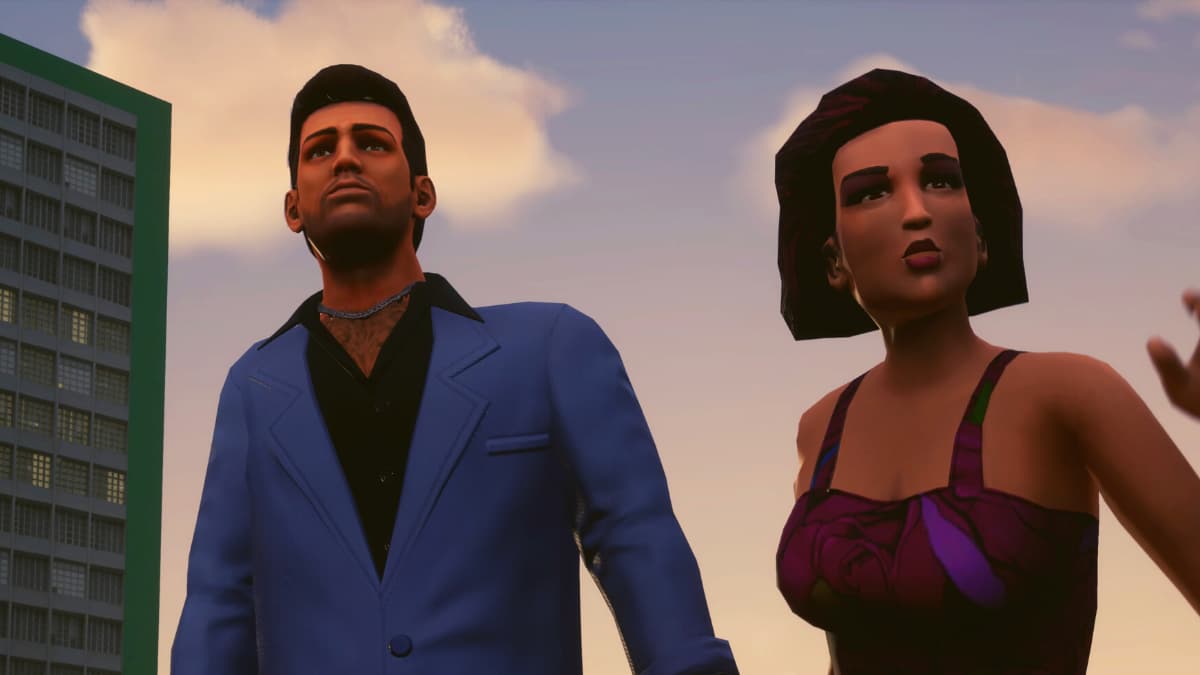 Vice city definitive edition. Vice City Definitive Edition трейлер. GTA vice City Definitive Edition Tommy Vercetti. GTA vice City Definitive Edition тетушка.