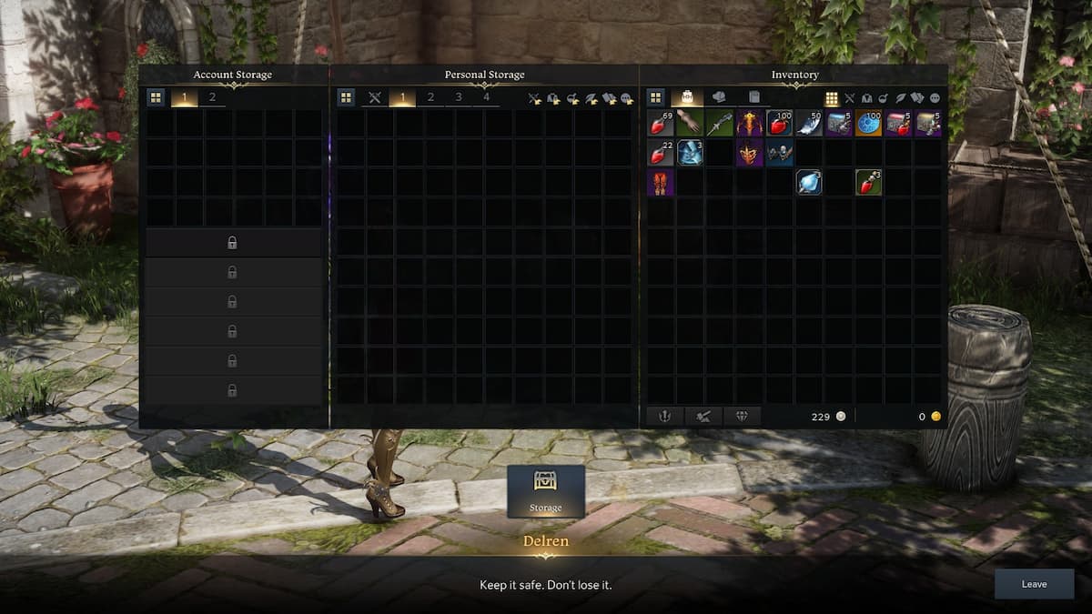 How to access personal storage in Lost Ark | Pro Game Guides