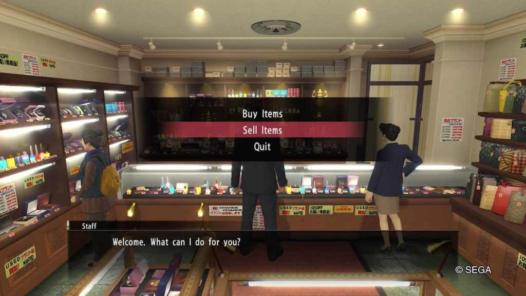 Where can you sell items in Yakuza 0? Pro Game Guides