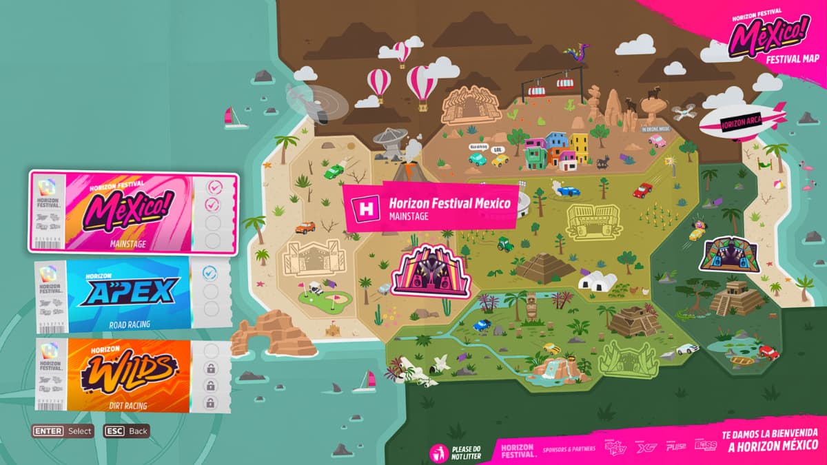 What are the different festival sites in Forza Horizon 5? Pro Game Guides