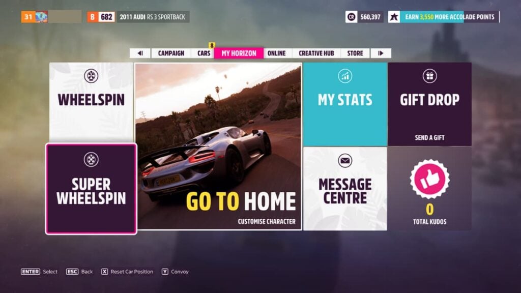 how to get super wheel spins in forza horizon 5