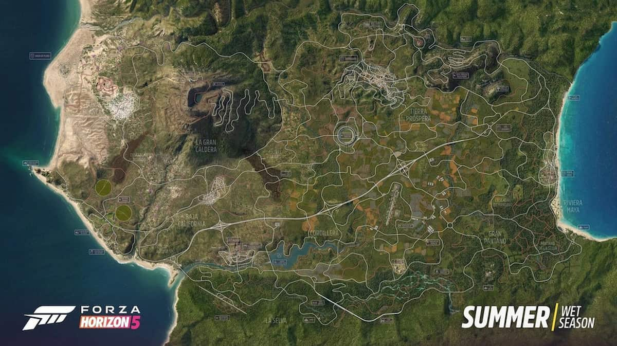 How big is the map in Forza Horizon 5? - Pro Game Guides