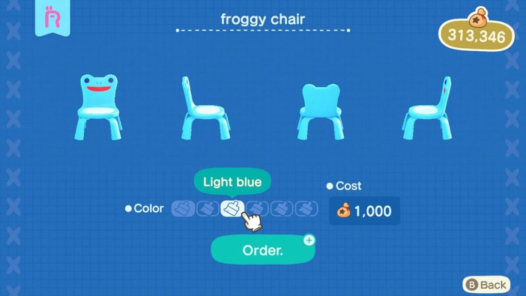 Froggy Chair Light Blue