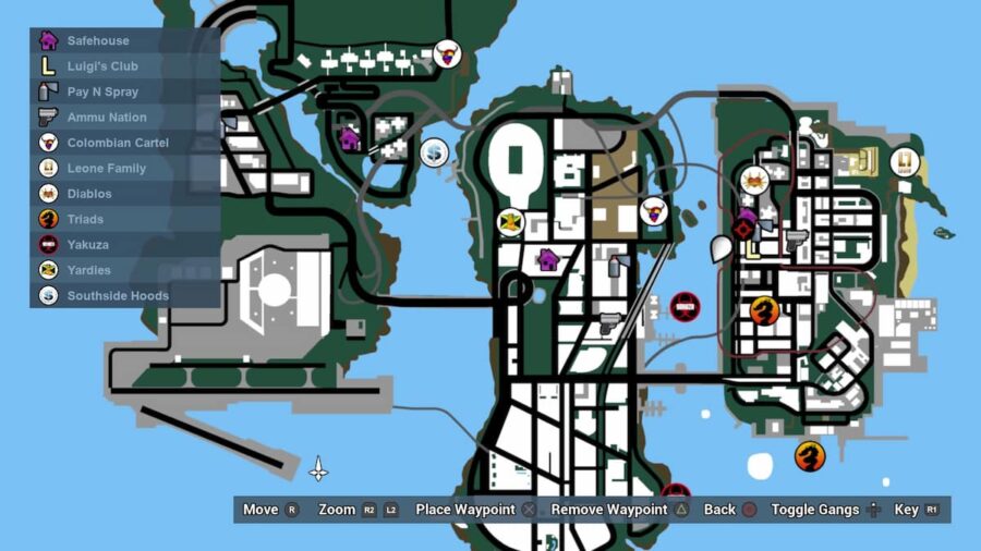 All Map Icons and what they mean in Grand Theft Auto 3 — Definitive