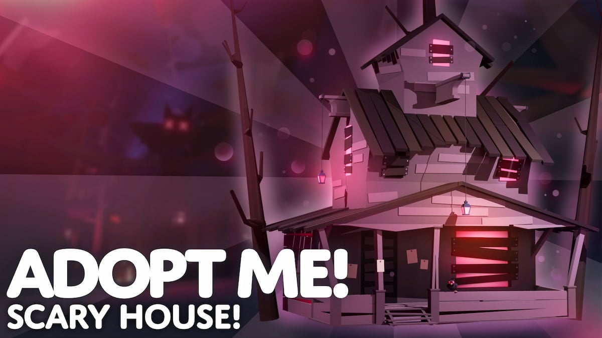 tour of the scary house in adopt me