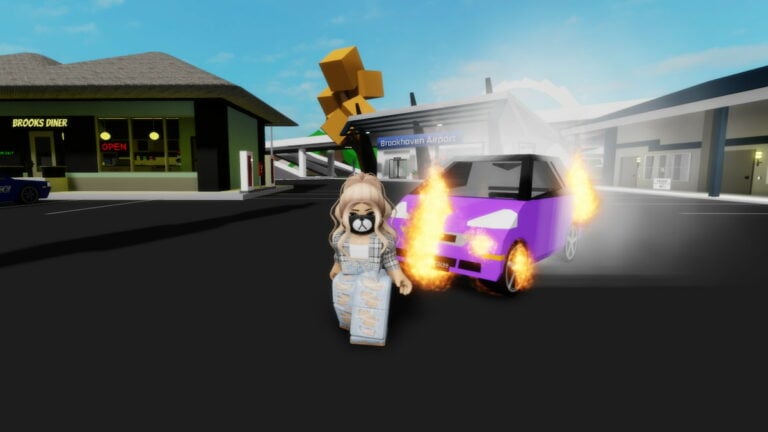 how to make your car on fire in brookhaven roblox