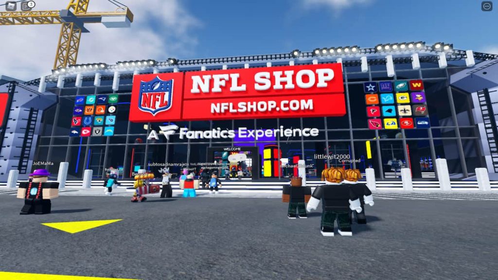 NFL Shop, Roblox Wiki