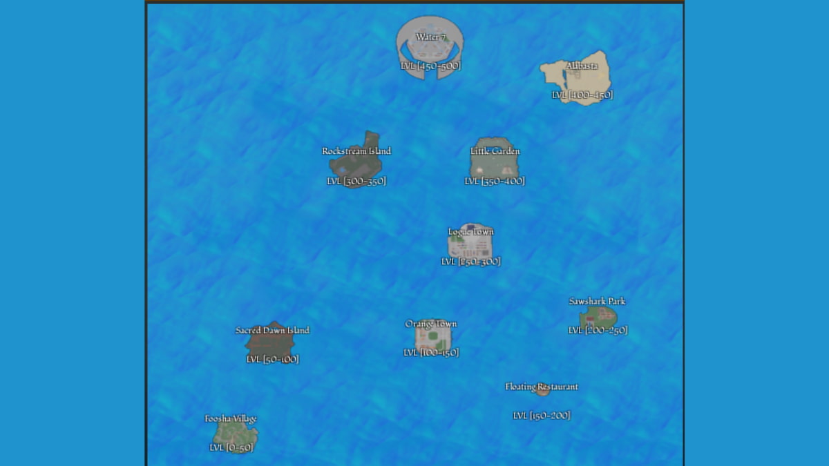 Карта островов в блокс фруит