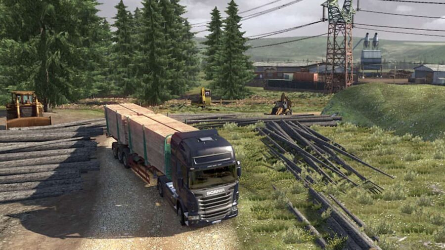 how to use a controller with scania truck driving simulator