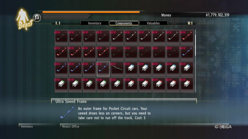All Pocket Circuit Parts In Yakuza 0 Pro Game Guides